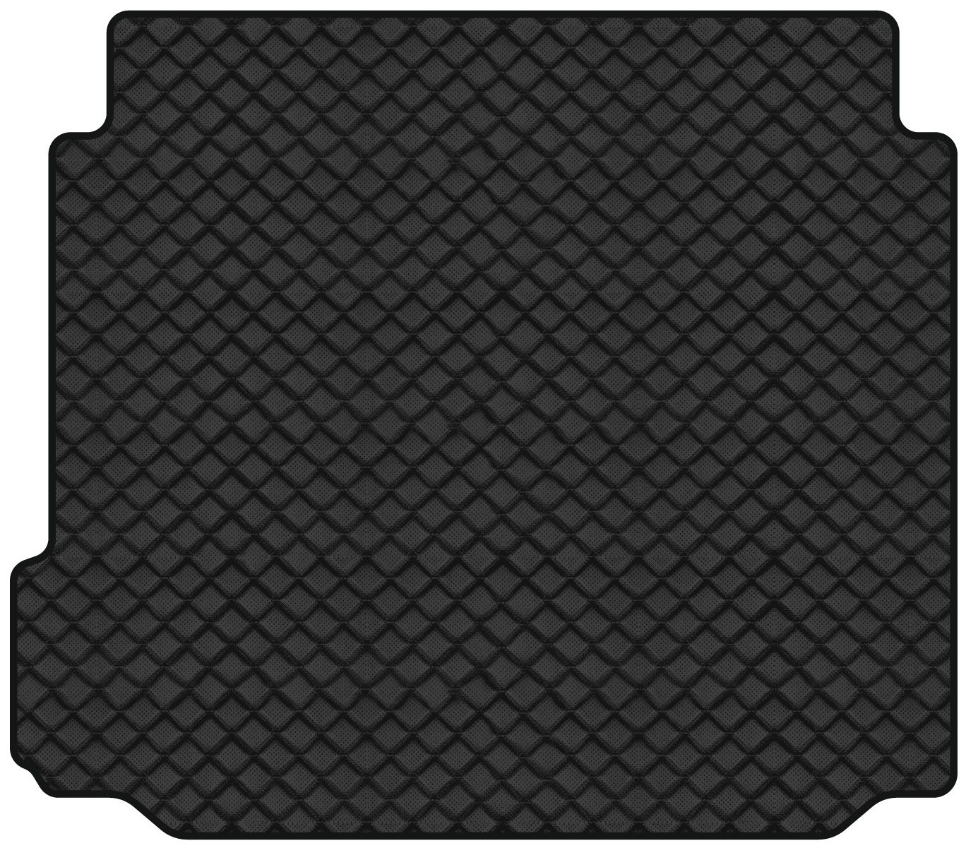 Килимок з екошкіри в багажник авто EVAtech ECO для X5 (F15) BMW 2013-2018 3 покоління SUV EU BM330BO1BBLB - Фото 1