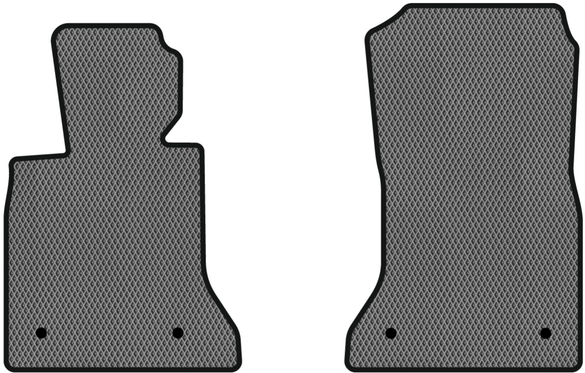 EVA килимки в салон авто передні EVAtech для 5 Series (F10) Electric seats BMW 2010-2013 6 покоління Sedan USA (BM33283AB2BW4RGB) - Фото 1