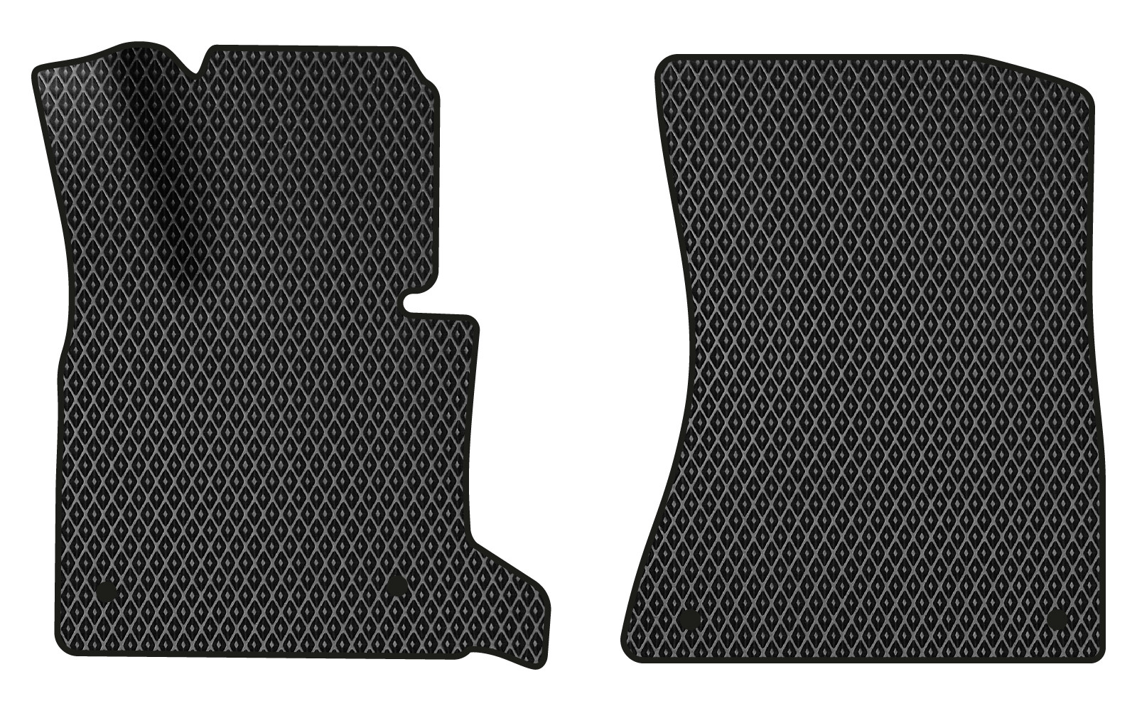 EVA коврики в салон авто передние EVAtech для X5 (E70) (closed threshold) BMW 2006-2013 2 поколение SUV EU (BM33435AD2BW4RBB) - Фото 1