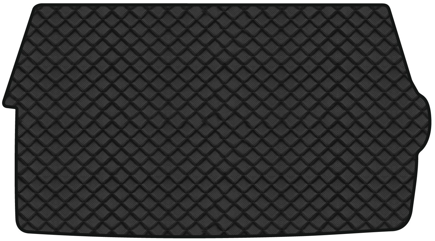 Килимок з екошкіри в багажник авто EVAtech для 5 Series (E34) BMW 1987-1996 3 покоління Sedan EU BM51602BO1BBLB - Фото 1
