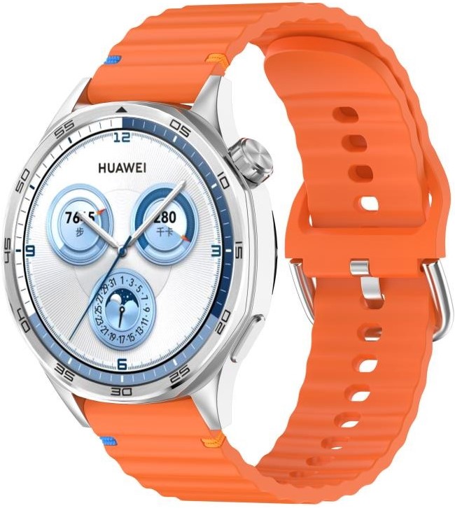 Купить Ремешок для смарт-часов BeCover Ribbed Tape (22mm) for Huawei Watch GT 5 / GT 4 (46mm) / GT 3 (46mm) / GT 2 (46mm) / GT 2 Pro / Watch GS Pro Orange (714289) - Фото 1 Ремешок для смарт-часов BeCover Ribbed Tape (22mm) for Huawei Watch GT 5 / GT 4 (46mm) / GT 3 (46mm) / GT 2 (46mm) / GT 2 Pro / Watch GS Pro Orange (714289) - Фото 1