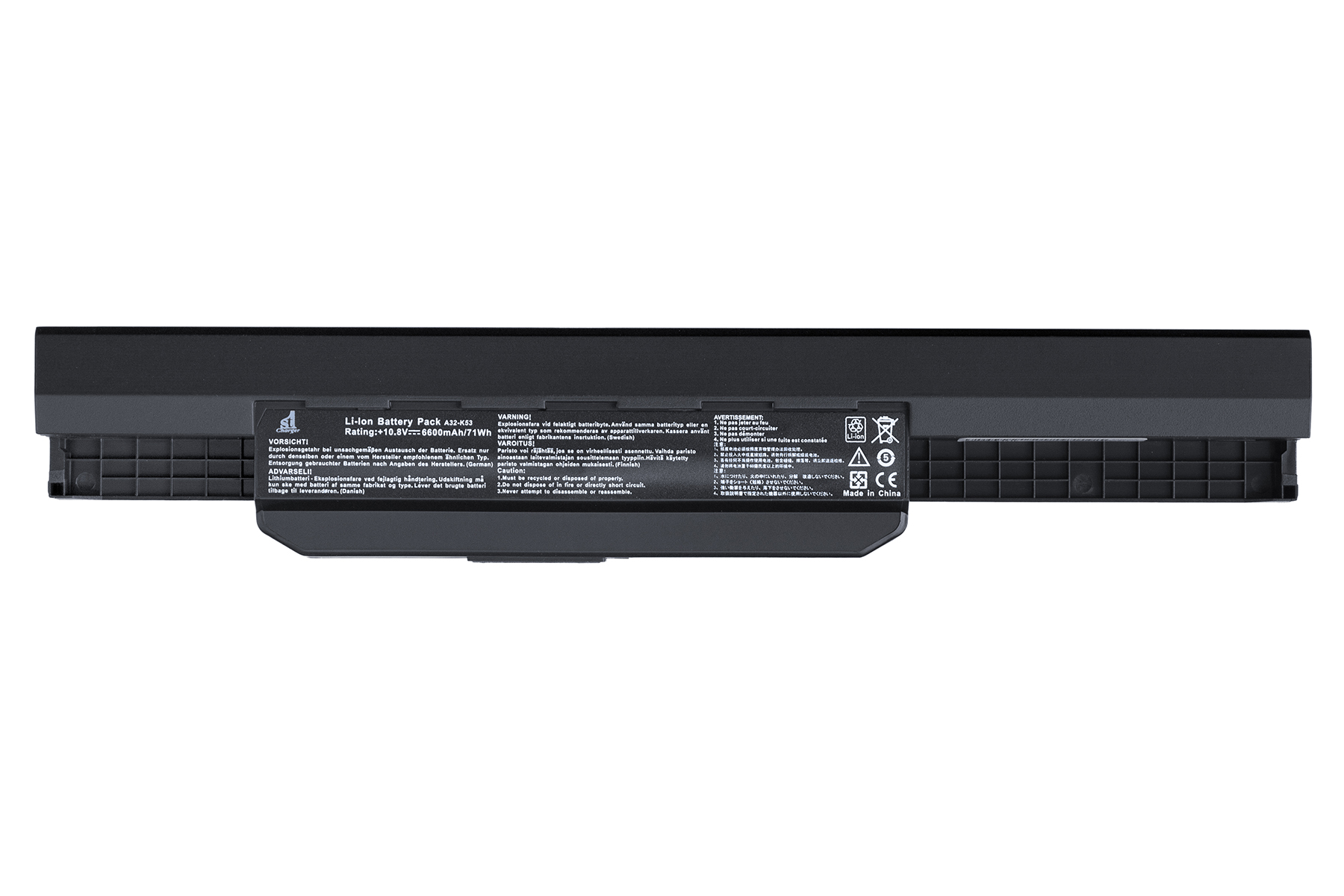 Аккумулятор для ноутбука 1stCharger 10.8V 6600mAh Black (BN1st3007) - Фото 1