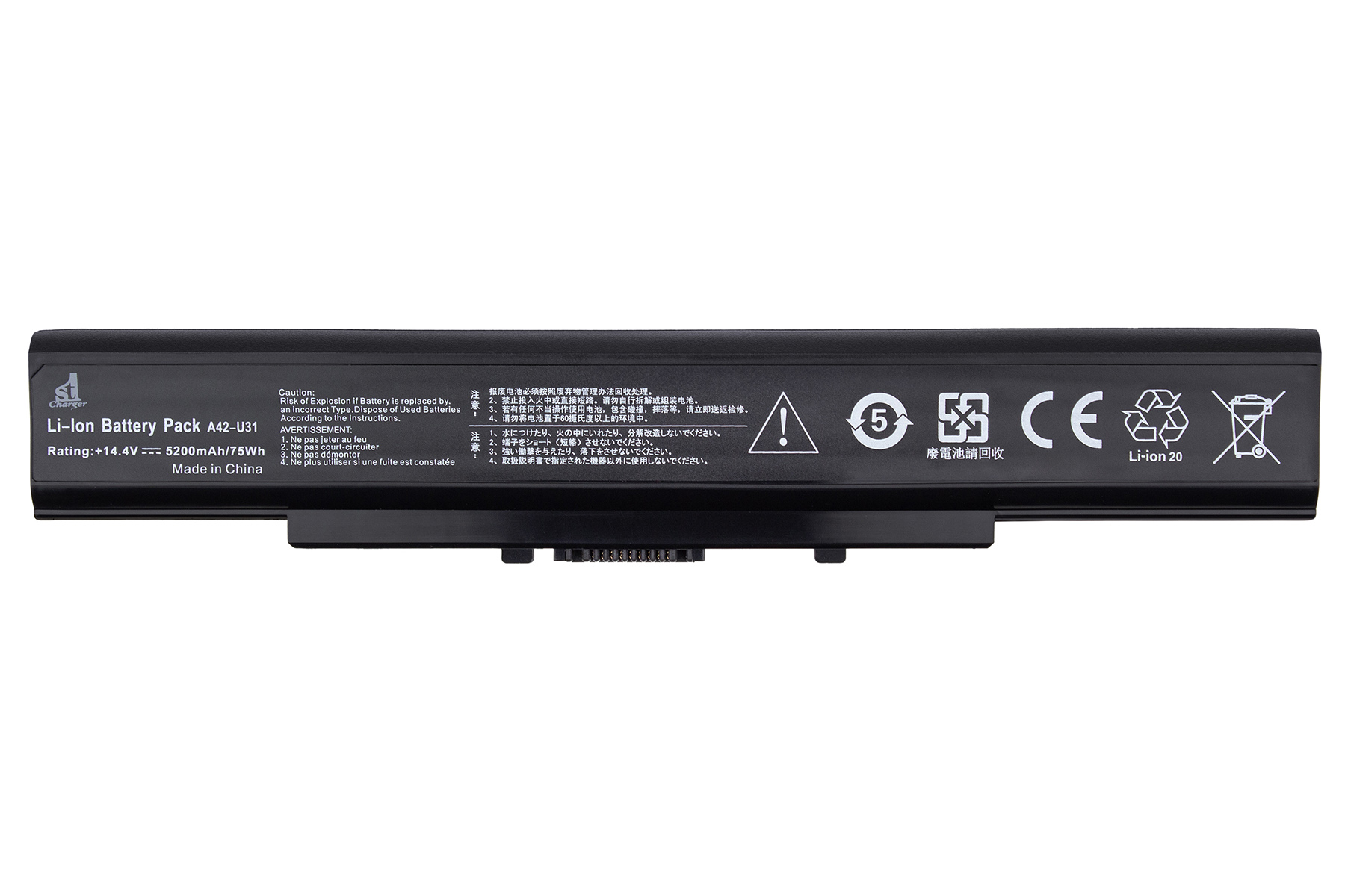 Аккумулятор для ноутбука 1stCharger 14.4V 5200mAh Black (BN1st3021) - Фото 1