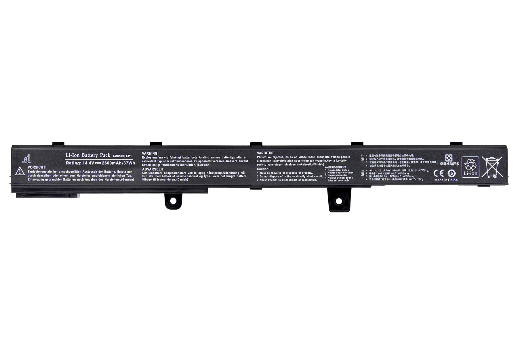 Аккумулятор для ноутбука 1stCharger 14.4V 2600mAh Black (BN1st3026) - Фото 1