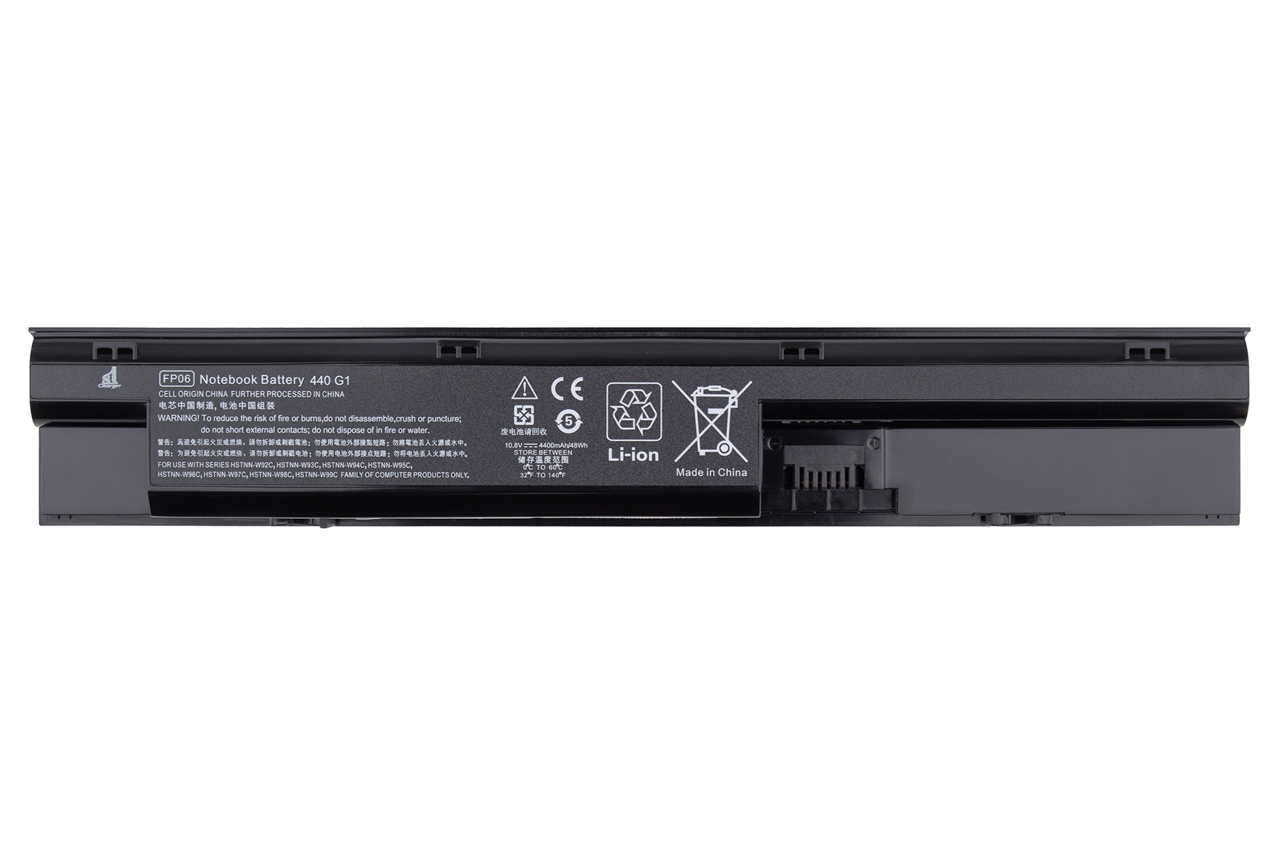 Аккумулятор для ноутбука 1stCharger 10.8V 4400mAh Black (BN1st6012) - Фото 1