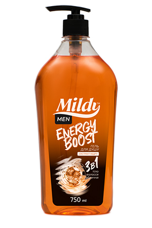 Гель для душа Mildy Energy Boost 3в1 для мужчин 750 мл (4820255112619) - Фото 1