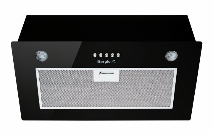 Вытяжка встраиваемая Borgio BBI (TR) 5840 Black Glass MU 850 - Фото 1