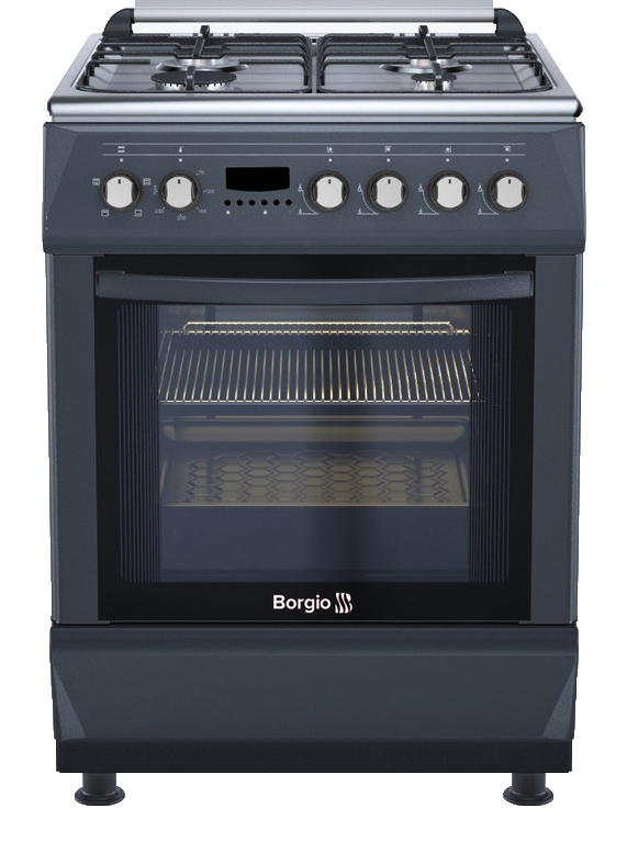 Плита газовая Borgio GE 640 GR GCBLDF Cast Iron - Фото 1