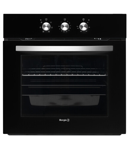 Духовой шкаф электрический Borgio OFA 106.02 V Black Glass - Фото 1