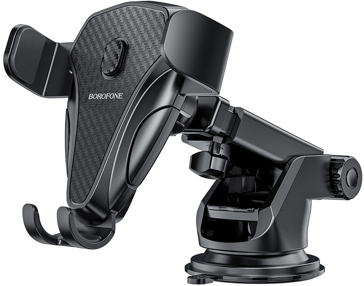 Автодержатель BOROFONE BH38 Magic bay Black (6931474742490) - Фото 1