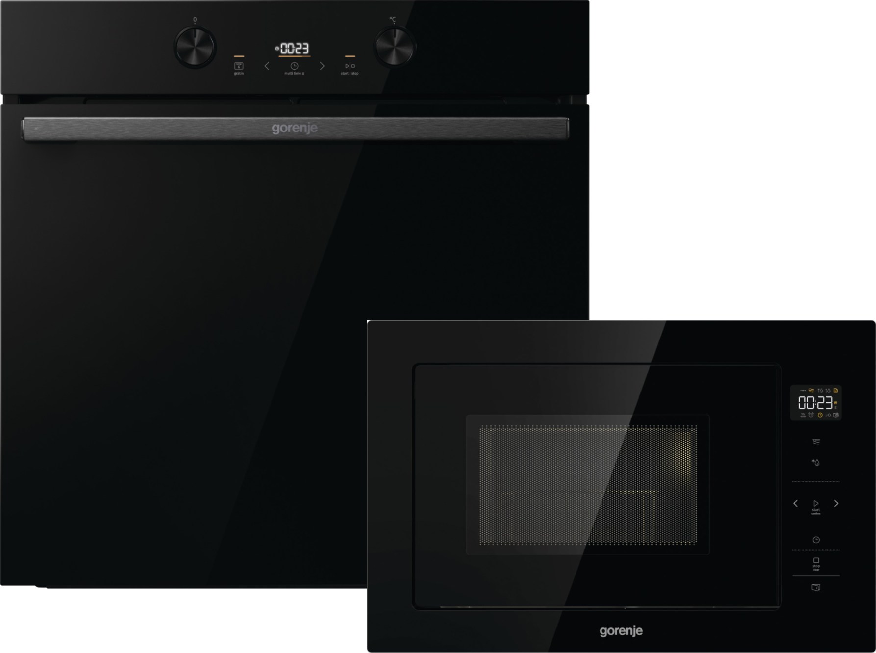 Комплект техники Gorenje Духовой шкаф + Микроволновая печь встраиваемая Gorenje BOS 6737 E20FBG + BM251SG2BG