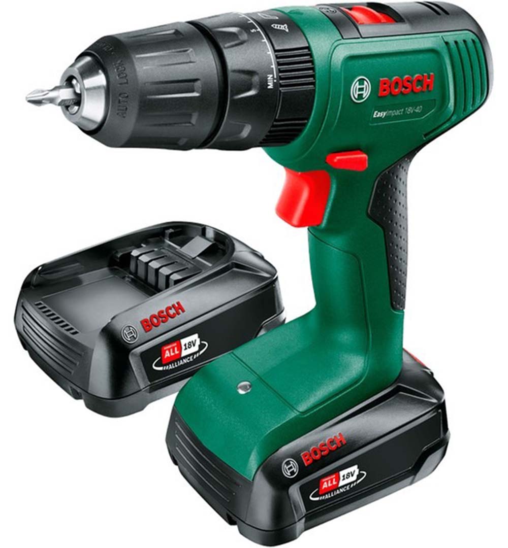 Дрель-шуруповерт Bosch EasyImpact 18V-40 (0.603.9D8.102) - Фото 1