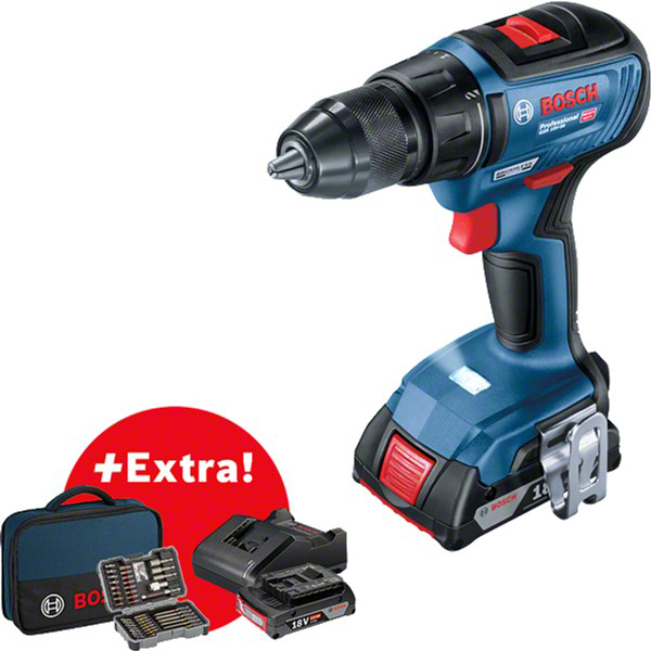 Дрель-шуруповерт Bosch GSR 18 V-50, 18V (0.601.9H5.004) - Фото 1