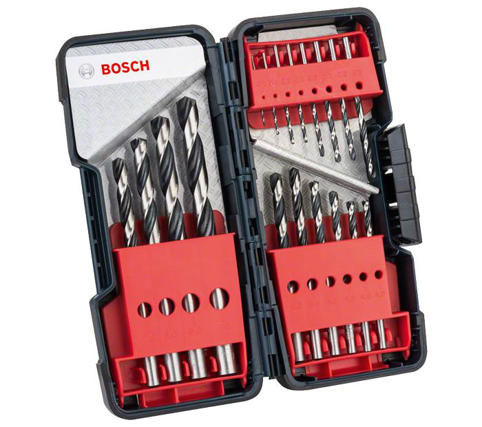 Набор сверл Bosch HSS PointTeQ ToughBox 18 шт. (2.608.577.350) - Фото 1