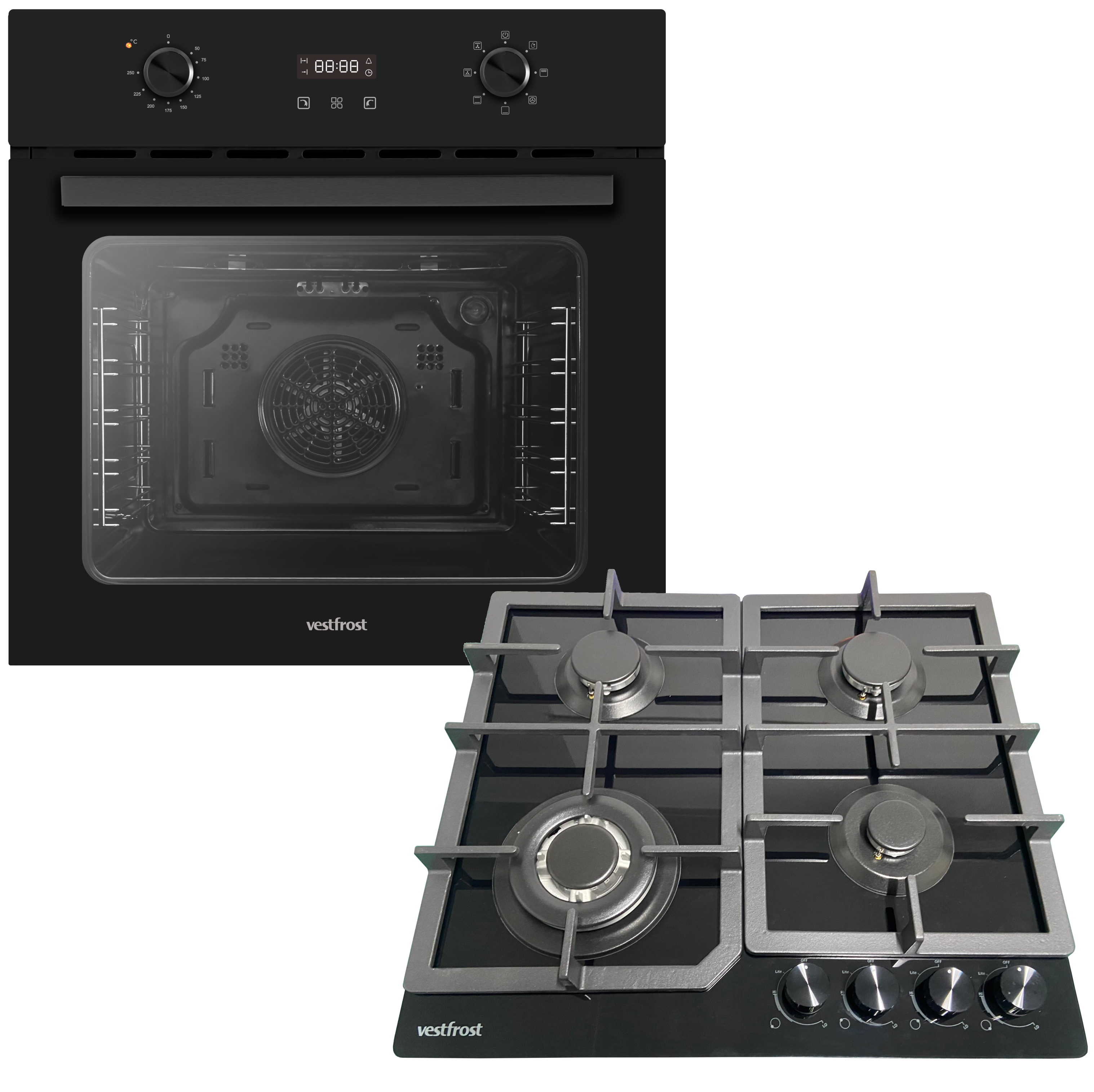 Купить Духовой шкаф + варочная панель газовая Vestfrost BOV70CN + GOGHV193CN - Фото 1 Духовой шкаф + варочная панель газовая Vestfrost BOV70CN + GOGHV193CN - Фото 1