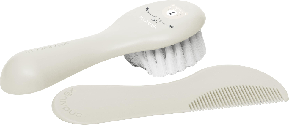 Набор расчесок для детских волос Suavinex Wild Free бежевый 2 шт. (403064) - Фото 1