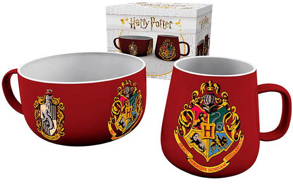 Набор посуды GB Eye HARRY POTTER Crests 850/385 мл (BS0001) - Фото 1
