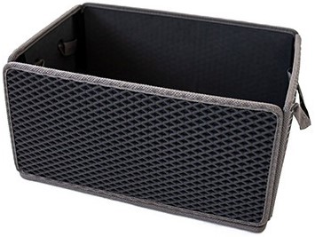 Сумка-органайзер в багажник EVAtech LightBox 33x50x25 см ромб сірий кант сірий BS13837OS5RGG - Фото 1