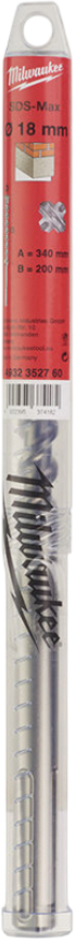 Бур Milwaukee SDS-MAX MX4 18,0х340х200 мм (4932352760) - Фото 1