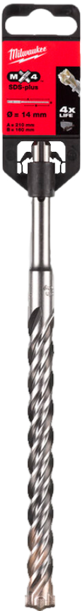 Бур Milwaukee SDS-PLUS MX4 14,0х210х150 мм (4932352037) - Фото 1