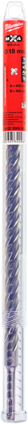Бур Milwaukee SDS-PLUS MX4 18,0х450х400 мм (4932356503) - Фото 1