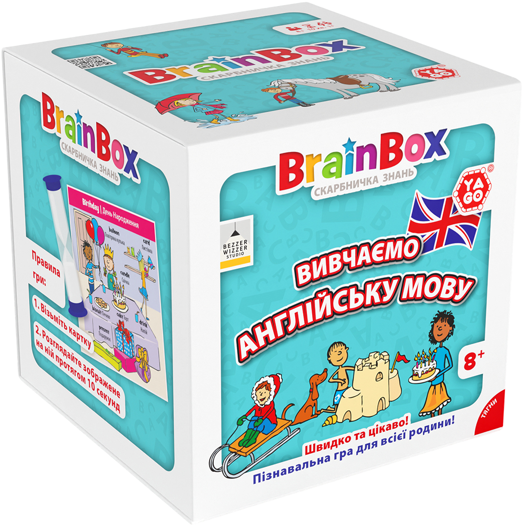 Настольная игра карточная (8+) Yago ВЧИМО АНГЛІЙСЬКУ МОВУ (BZZBRLLE01UA) - Фото 1