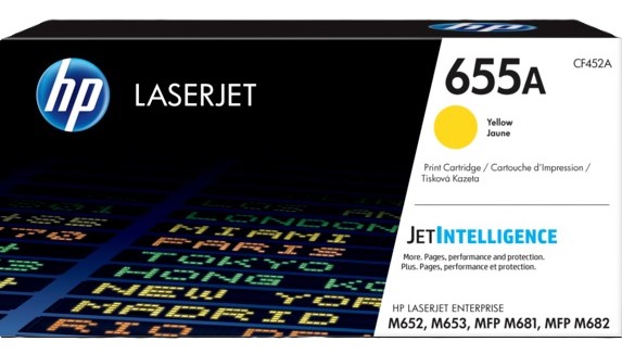 Картридж-тонер HP LaserJet 655A Yellow (CF452A) - Фото 1