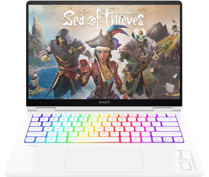 Уценка - Ноутбук игровой HP OMEN 14-fb0008ua (AQ8P6EA) Ceramic White - Фото 1