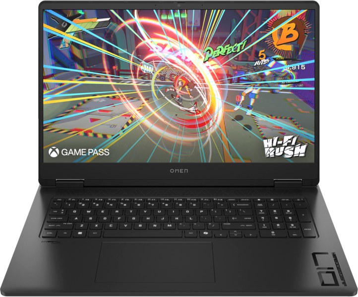 Уценка - Ноутбук игровой HP OMEN Gaming 17-db0012ua (A4AD3EA) Shadow Black - Фото 1