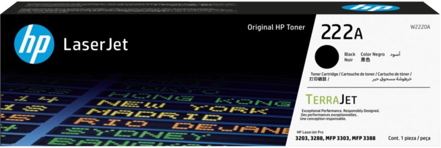 Картридж-тонер HP 222A CLJ Pro 3203/3303 Black (W2220A) - Фото 1