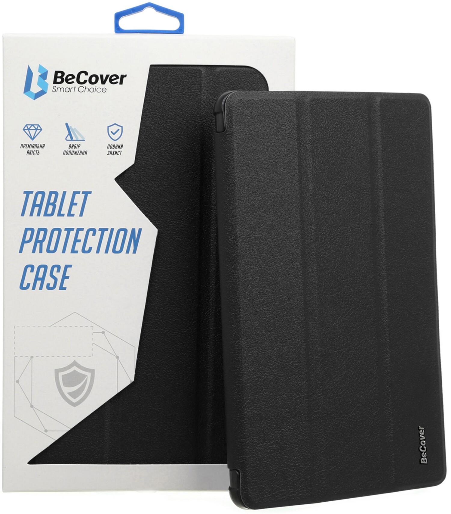 Чохол для планшету BeCover Tri Fold Hard for Apple iPad 9.7 2017/2018 A1822/A1823/A1893/A1954 Black (706863) - Фото 1