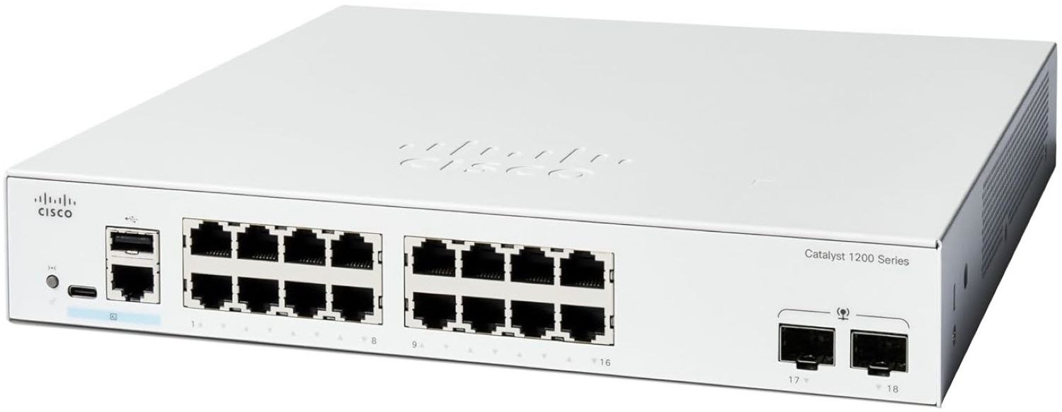 Купити Коммутатор локальної мережі (Switch) Cisco C1200-16P-2G - Фото 1 Коммутатор локальної мережі (Switch) Cisco C1200-16P-2G - Фото 1