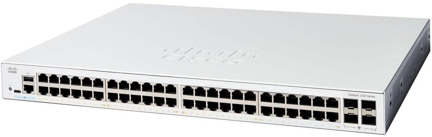 Коммутатор локальной сети (Switch) Cisco C1200-48P-4G - Фото 1