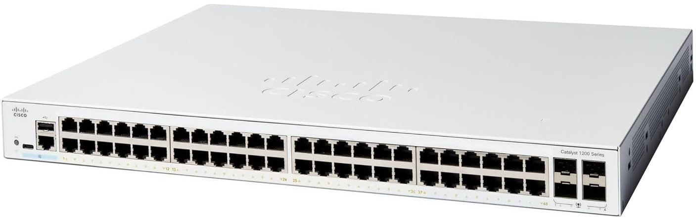 Коммутатор локальной сети (Switch) Cisco C1200-48T-4G - Фото 1