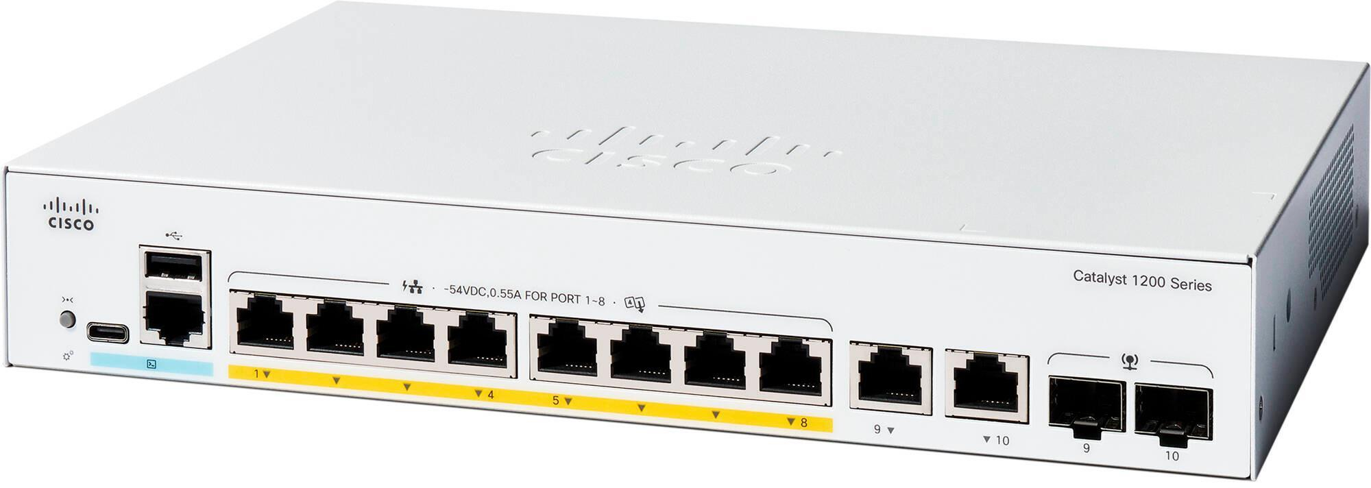 Купити Коммутатор локальної мережі (Switch) Cisco C1200-8T-E-2G - Фото 1 Коммутатор локальної мережі (Switch) Cisco C1200-8T-E-2G - Фото 1