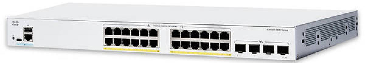 Коммутатор локальной сети (Switch) Cisco C1300-24FP-4X - Фото 1