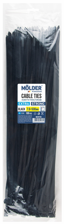 Набір хомутів Molder 7.6x500 (MA28750) - Фото 1