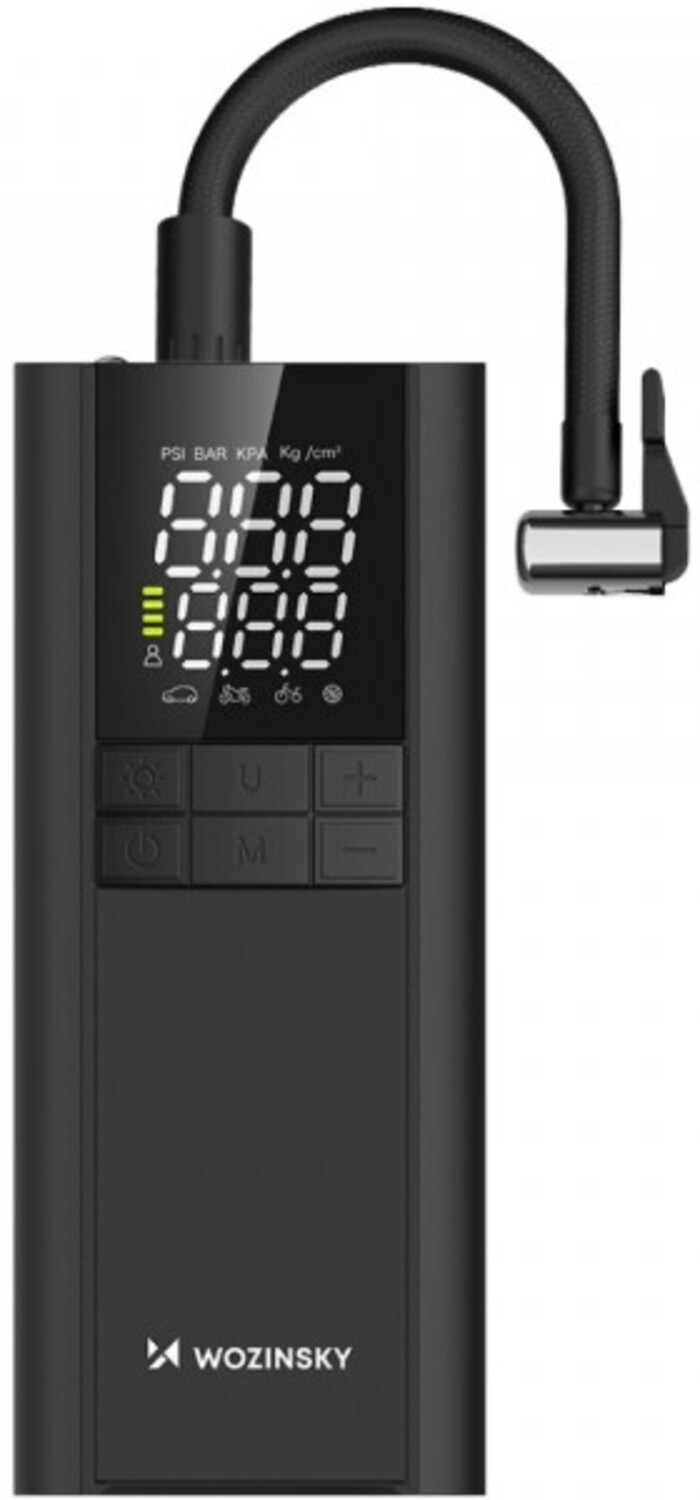 Автокомпрессор Wozinsky WPEP-8000 150 PSI, Power Bank 8000 мAh Black (5907769384226) - Фото 1