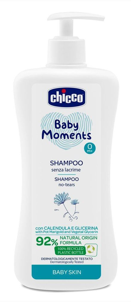 Шампунь для детей Chicco Без Слез Baby Moments 500 мл (10585.00) - Фото 1