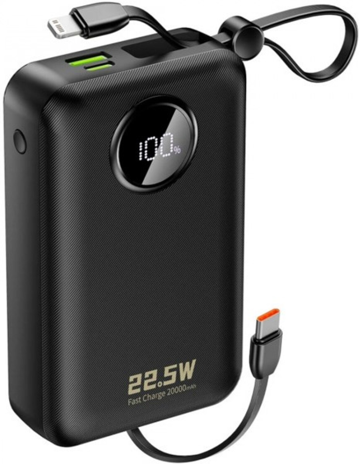 Батарея мобильная Dudao 20000mAh K14+ 22.5W Black (6977196680016)