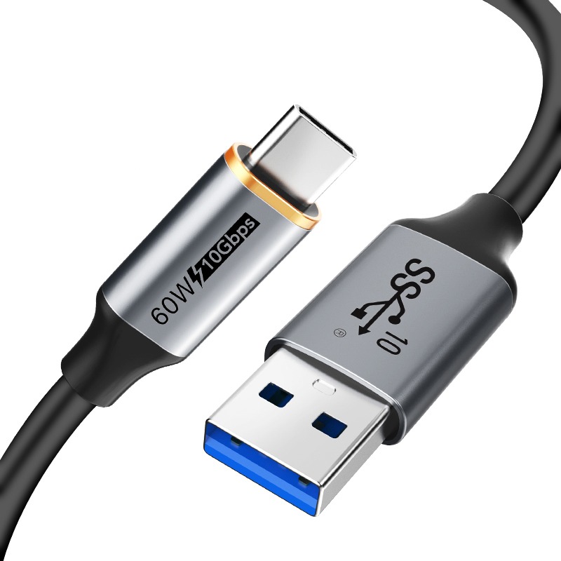 Кабель синхронізації даних Cabletime USB 3.1 AM - Type-C, 1.5m (CA60J) - Фото 1