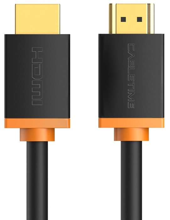 Кабель HDMI Cabletime HDMI - HDMI V 2.0 (M/M) 1m Black (CH23H) - Фото 1