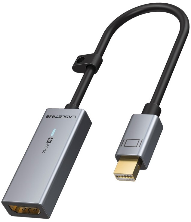 Купити Кабель Cabletime mini DisplayPort (M) - HDMI (M), 4K/60Hz, 0.15m (CP26A) - Фото 1 Кабель Cabletime mini DisplayPort (M) - HDMI (M), 4K/60Hz, 0.15m (CP26A) - Фото 1