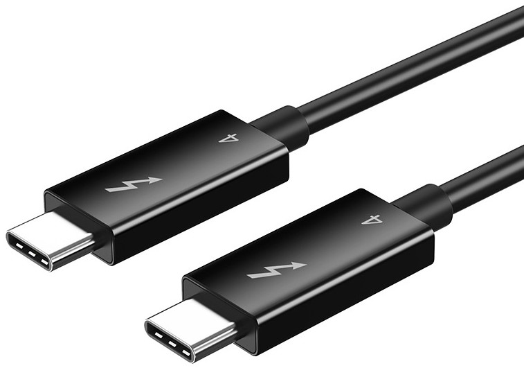 Кабель синхронизации данных Cabletime Thunderbolt 4 Type-C - Type-C 100W, 20V/ 5A 1m (CT40H) - Фото 1