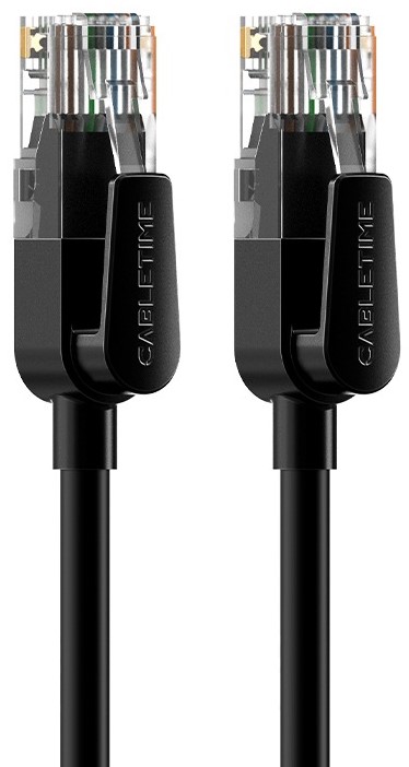 Купити Кабель патч-корд Cabletime Cat6 UTP 15 м Black (CN60T) - Фото 1 Кабель патч-корд Cabletime Cat6 UTP 15 м Black (CN60T) - Фото 1