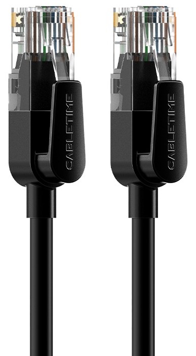Кабель патч-корд Cabletime Cat6 UTP 5 м Black (CN60P) - Фото 1