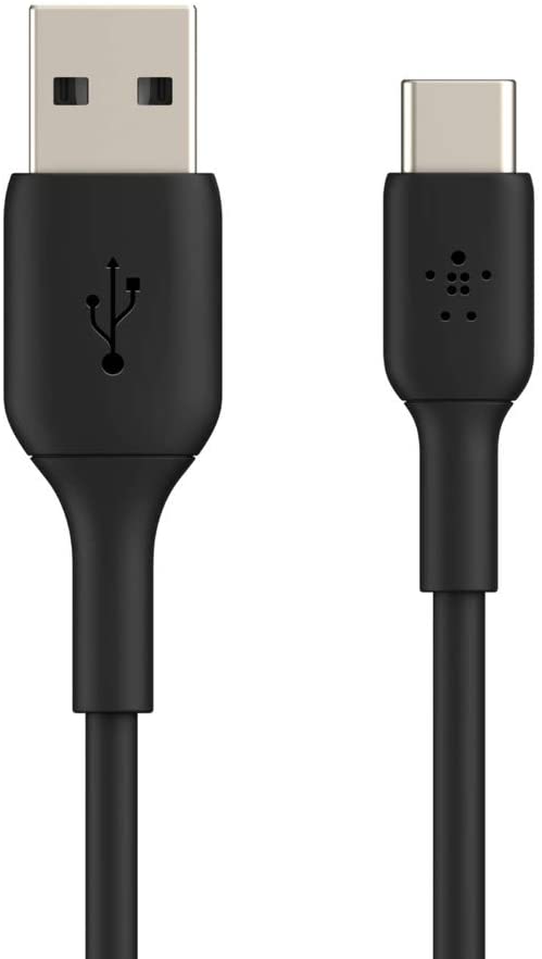 Кабель синхронизации данных Belkin USB-A - USB-С PVC 1m Black (CAB001BT1MBK) - Фото 1