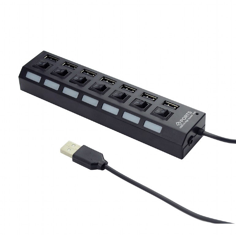 Хаб USB Cablexpert 7 ports USB 2.0 (UHB-U2P7-03) - Фото 1