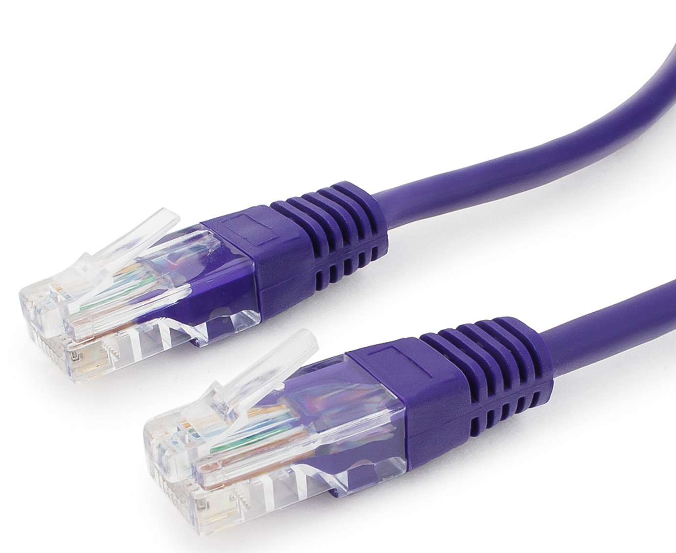Кабель патч-корд Cablexpert CAT5e UTP 1 м Violet (PP12-1M/V) - Фото 1