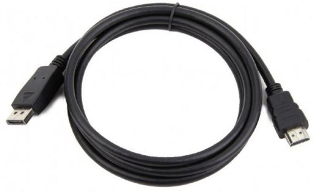 Кабель HDMI Cablexpert DisplayPort-HDMI M/M 5m Black (CC-DP-HDMI-5M) - Фото 1
